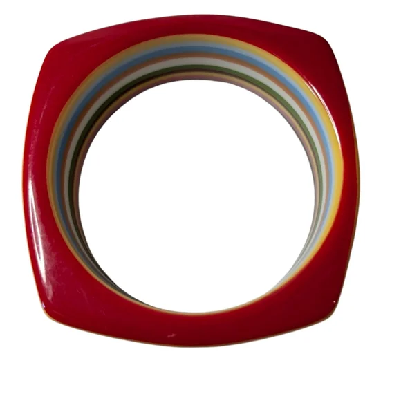 Multicolor Square Bangle - Picture 6 of 9